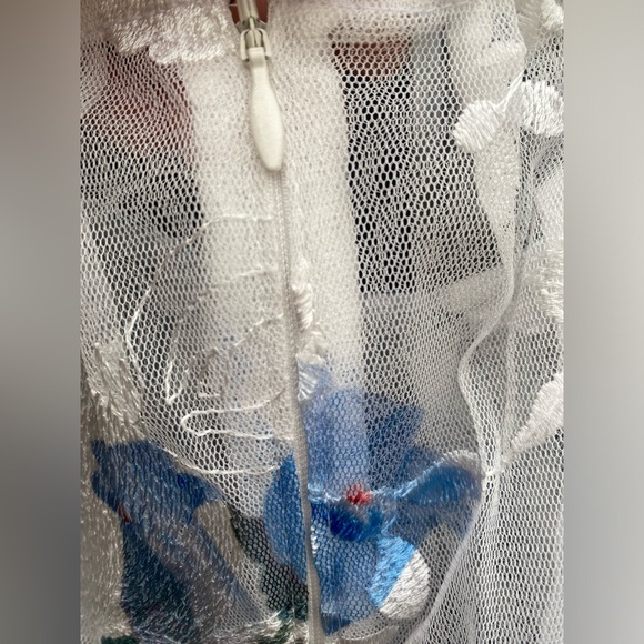 Adrianna Papell Women's Floral Printed Veiled Dress Size 8. NWT - Picture 12 of 14